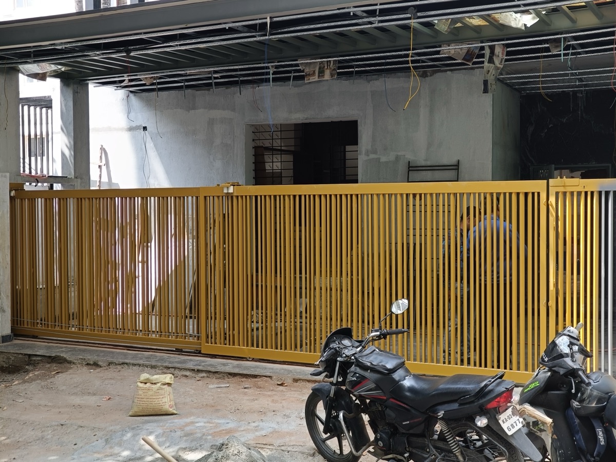 Architectural Luxury Villa Sliding Gate Bangalore