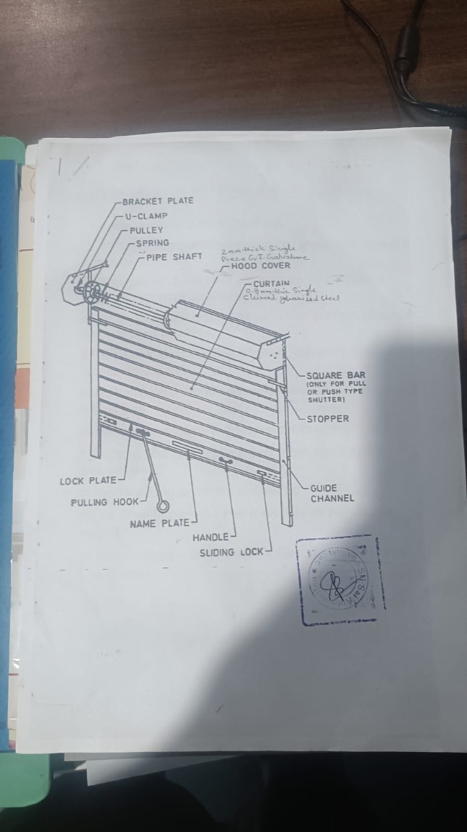 Official Stamped Engineering Drawing by Sri Sai Automation